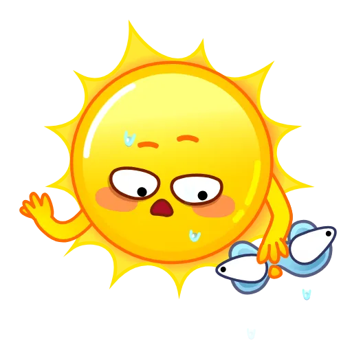 🥵 Эмодзи «Погода» для Telegram