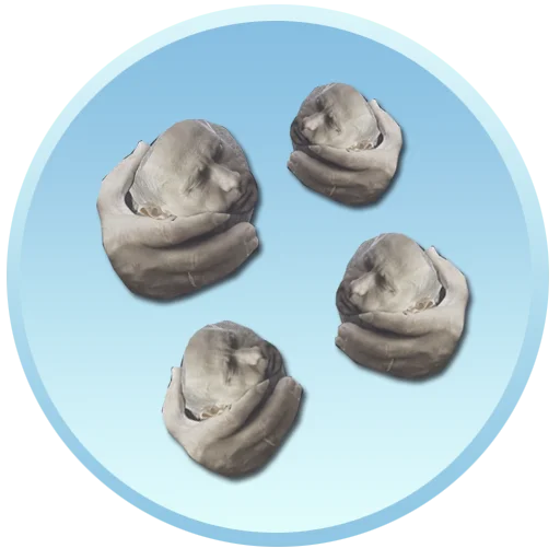 🗿 Стикер «погода» для Telegram