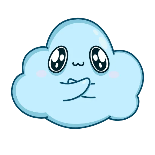 🥺 Стикер «Погодное облачко» для Telegram