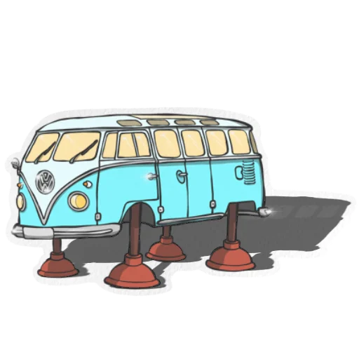 🚗 Стикер «Pokurill» для Telegram