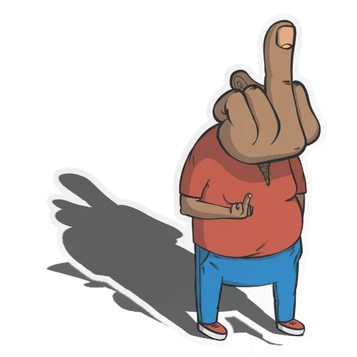 🖕 Стикер «Pokurill» для Telegram