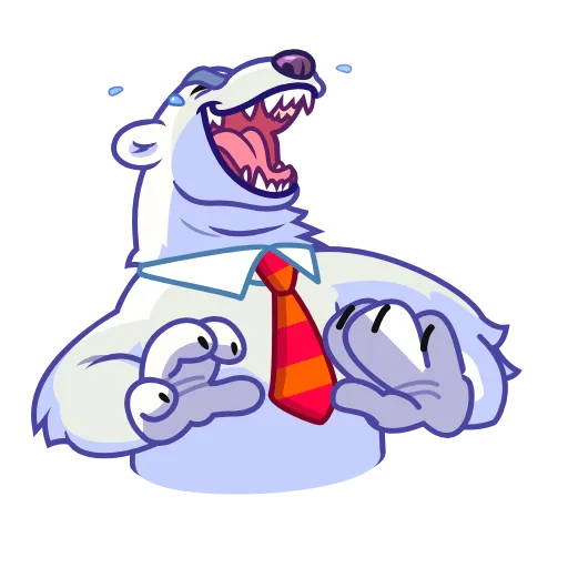 Стикерпак Polar Bear для Telegram — скачать
