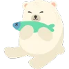 🐻‍❄️ Эмодзи «Полярный медведь» для Telegram