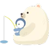 🐻‍❄️ Эмодзи «Полярный медведь» для Telegram