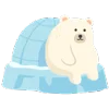 🐻‍❄️ Эмодзи «Полярный медведь» для Telegram
