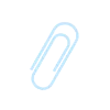 📎 Эмодзи «Голубые буквы и иконки» для Telegram