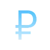 💳 Эмодзи «Голубые буквы и иконки» для Telegram