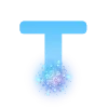 😘 Эмодзи «Голубые буквы и иконки» для Telegram