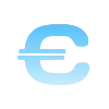 💶 Эмодзи «Голубые буквы и иконки» для Telegram