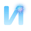 🥲 Эмодзи «Голубые буквы и иконки» для Telegram