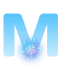 🙂 Эмодзи «Голубые буквы и иконки» для Telegram