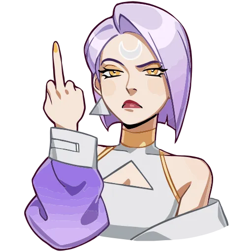 🖕 Эмодзи «Полли» для Telegram