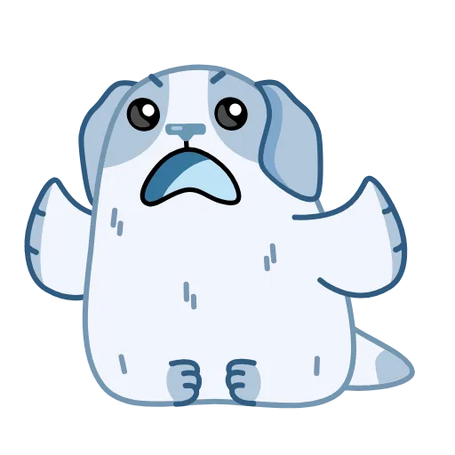 😧 Эмодзи «☺ Пёс Полтос - Poltos the Dog emoji» для Telegram