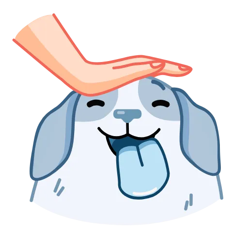 Эмодзи ☺ Пёс Полтос - Poltos the Dog emoji для Telegram — скачать
