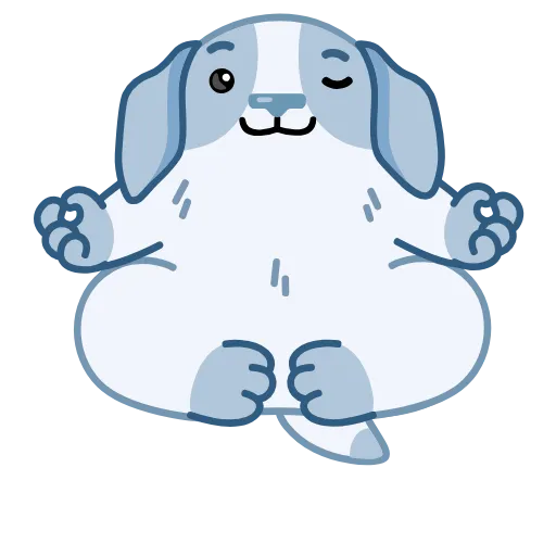 🧘‍♂ Эмодзи «☺ Пёс Полтос - Poltos the Dog emoji» для Telegram