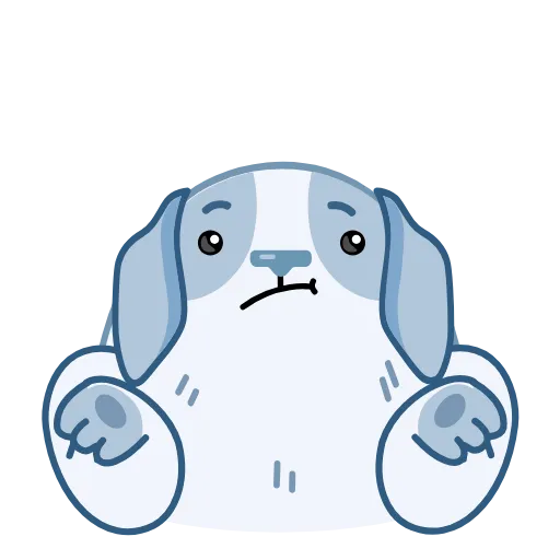 🤷‍♂ Эмодзи «☺ Пёс Полтос - Poltos the Dog emoji» для Telegram