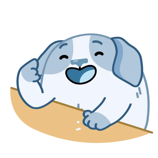 😂 Эмодзи «☺ Пёс Полтос - Poltos the Dog emoji» для Telegram