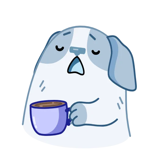🥱 Эмодзи «☺ Пёс Полтос - Poltos the Dog emoji» для Telegram