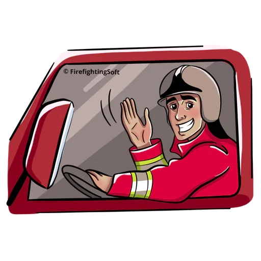🚒 Стикер «Firefighter» для Telegram
