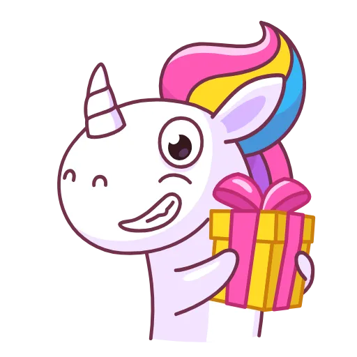 🎁 Эмодзи «Поникорн» для Telegram