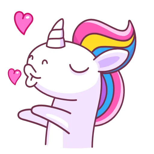 😘 Эмодзи «Поникорн» для Telegram