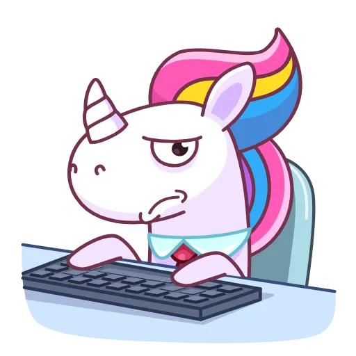 👨‍💻 Эмодзи «Поникорн» для Telegram