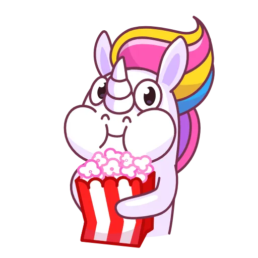 🍿 Эмодзи «Поникорн» для Telegram