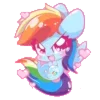 🌈 Эмодзи «Pony Statuses» для Telegram