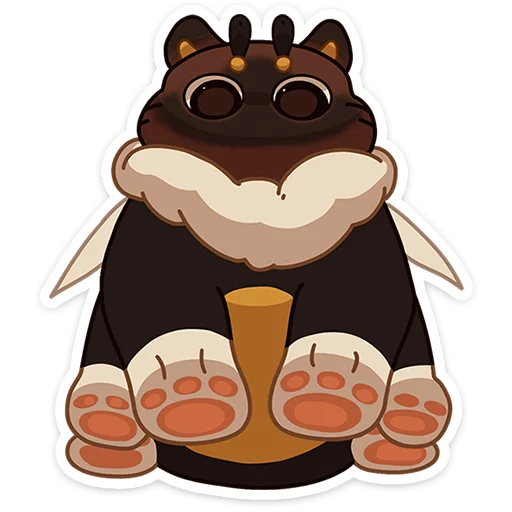 🐾 Стикер «Пуф» для Telegram