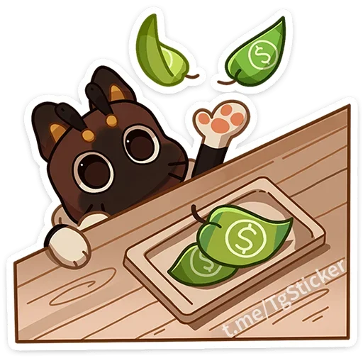 💰 Стикер «Пуф» для Telegram