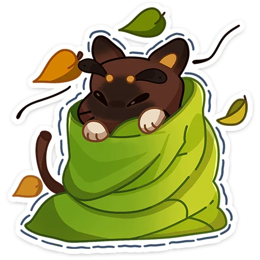 🍃 Стикер «Пуф» для Telegram