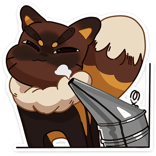 😠 Стикер «Пуф» для Telegram