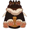🐾 Эмодзи «Пуф» для Telegram