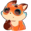 🦊 Эмодзи «Набор эмоджи с лисом Пуфиком из ВК» для Telegram