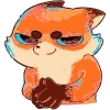 🦊 Эмодзи «Набор эмоджи с лисом Пуфиком из ВК» для Telegram