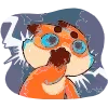 🦊 Эмодзи «Набор эмоджи с лисом Пуфиком из ВК» для Telegram