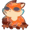 🦊 Эмодзи «Набор эмоджи с лисом Пуфиком из ВК» для Telegram