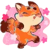🦊 Эмодзи «Набор эмоджи с лисом Пуфиком из ВК» для Telegram