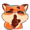 🦊 Эмодзи «Набор эмоджи с лисом Пуфиком из ВК» для Telegram