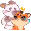 🦊 Эмодзи «Набор эмоджи с лисом Пуфиком из ВК» для Telegram