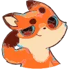 🦊 Эмодзи «Набор эмоджи с лисом Пуфиком из ВК» для Telegram