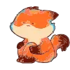 🦊 Эмодзи «Набор эмоджи с лисом Пуфиком из ВК» для Telegram
