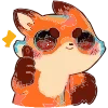 🦊 Эмодзи «Набор эмоджи с лисом Пуфиком из ВК» для Telegram