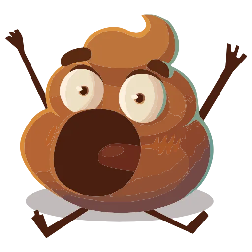 🤩 Эмодзи «Какашечка» для Telegram