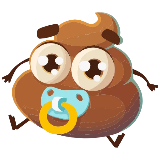 🤩 Эмодзи «Какашечка» для Telegram