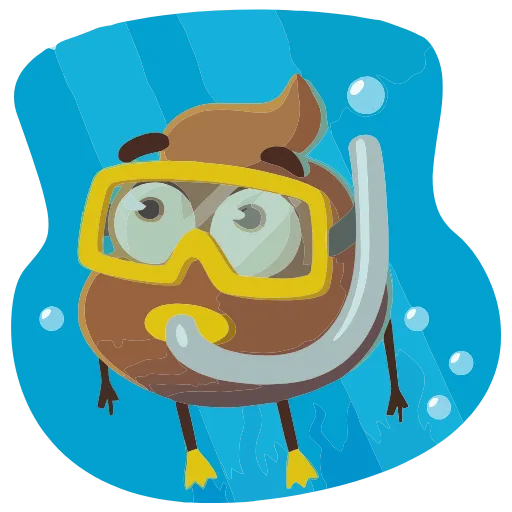 🤩 Эмодзи «Какашечка» для Telegram