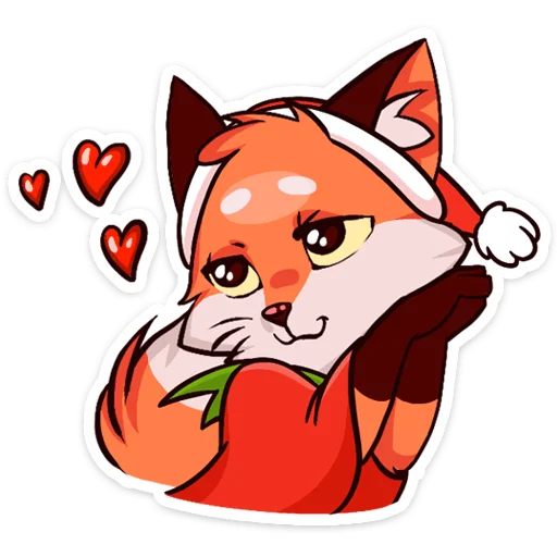 🥰 Стикер «Праздничная Паппи» для Telegram