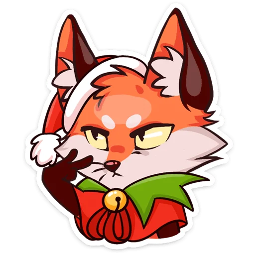 👀 Стикер «Праздничная Паппи» для Telegram