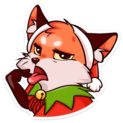 🤮 Стикер «Праздничная Паппи» для Telegram
