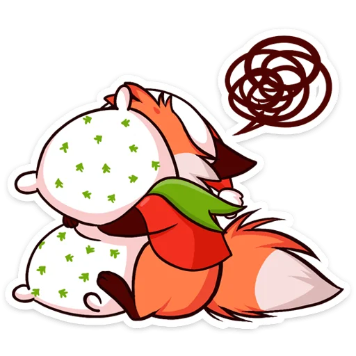 🛏 Стикер «Праздничная Паппи» для Telegram